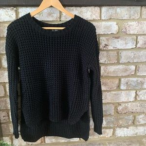 Sam Edelman | Black Chunky Knit Sweater | Small